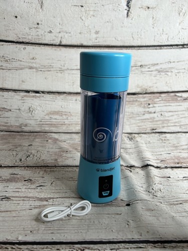 BlendJet The Original Portable Blender, Blue Cordless, Quiet