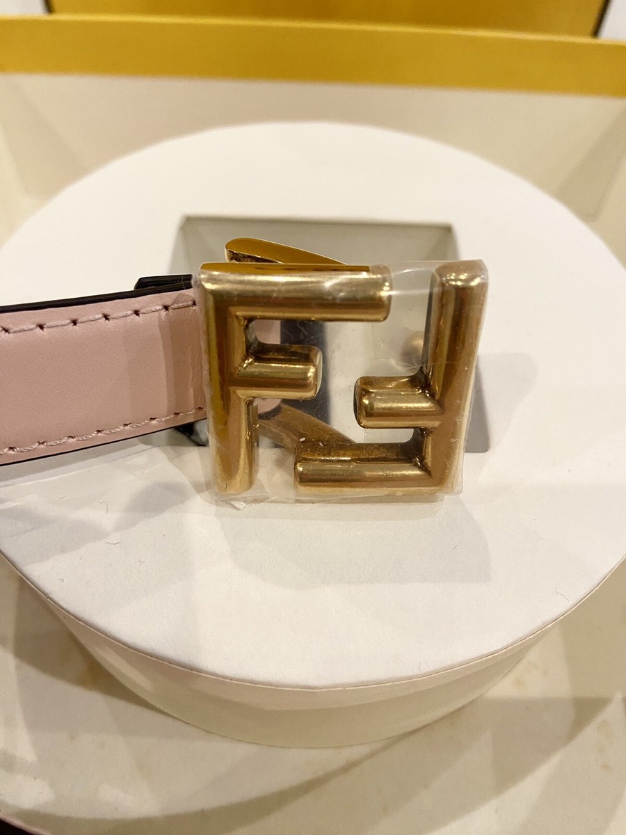 Light Pink Fendi Logo Belt Size 85 - NEW With Tags | eBay display picture 1