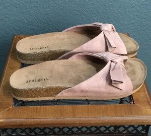 Indigo Rd Pink Bow Slides Sandals Size 10m New Ebay