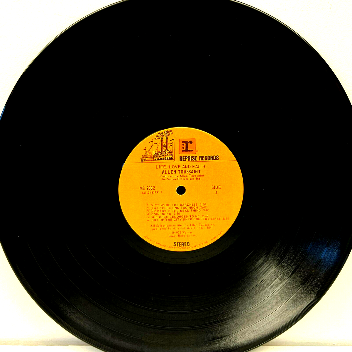 Allen Toussaint Life Love and Faith 1972 Vinyl Reprise