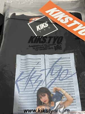 KIKS TYO x Nanako Kurosaki Tee Air Jordan 4 Levi's NRG Kiks Girl NWT Japan M