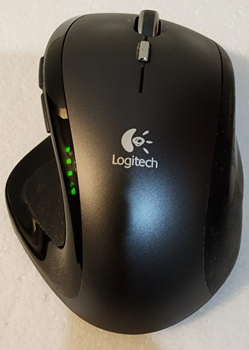 Logitech MX Revolution Wireless Laser Mouse M-RBQ124 w/USB dongle, charger, base