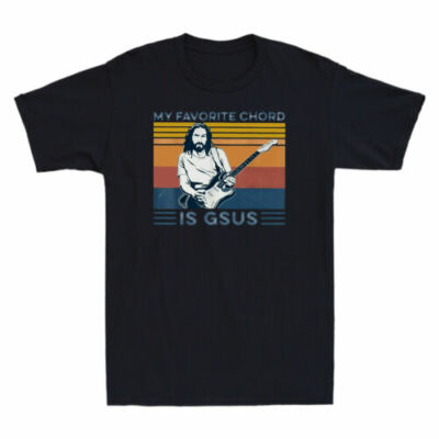My Favorite Chord is Gsus Vintage Men's T Shirt Jesus Electric