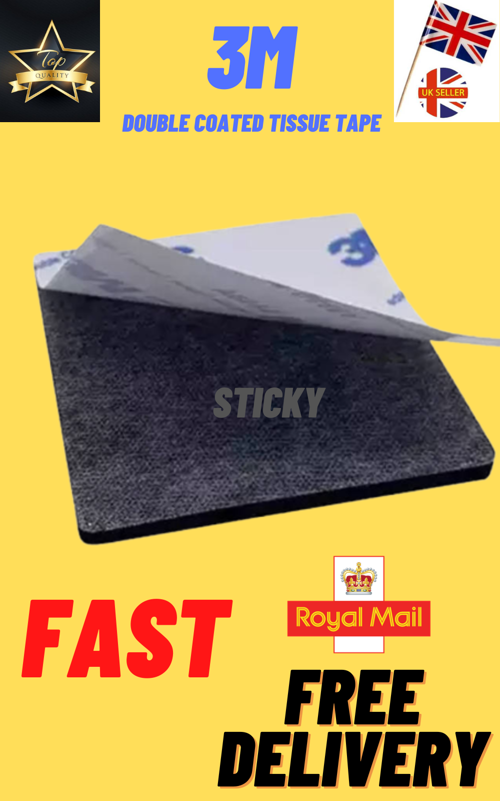 Van Car Dash Cam Mount Adhesive Pad Strong, Secure, Easy Installation Sticky eBay