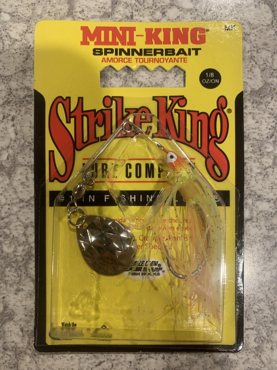 Strike King Mini King Spinnerbait 1/8 OZ Sun Perch | eBay
