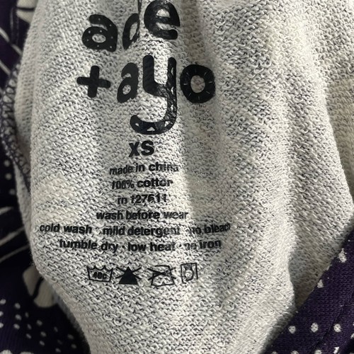Black History Ade + Ayo Month Overalls Kids X-Small 100% Cotton Purple Abstract - Picture 7 of 11