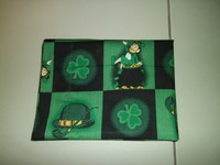 1-st. Patrick's Day/leprechaun Travel Size Pillowcase 12 X 16 & Handmade 1-st. Patrick's Day/leprechaun Travel Size Pillowcase 12 X 16 & Handmade