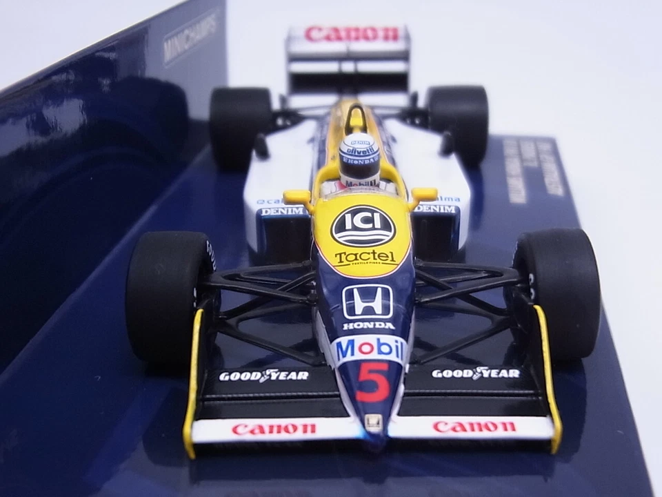 Minichamps 1/43 Williams Honda FW11B F1 Fomula1 R.Patrese Australian GP 1987 EX - Image 4 of 4