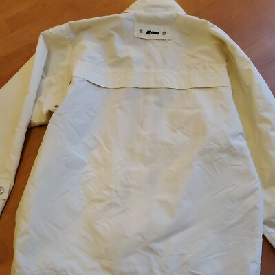 K-WAY Sea World White w/ Hood Full Zip Jacket Sports Size