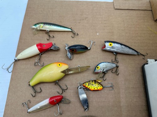 Rebel Excalibur Tackle Box Vintage Double Sides W/ Lures Heddon Torpedo 40+ Pcs - 第 22/23 張圖片