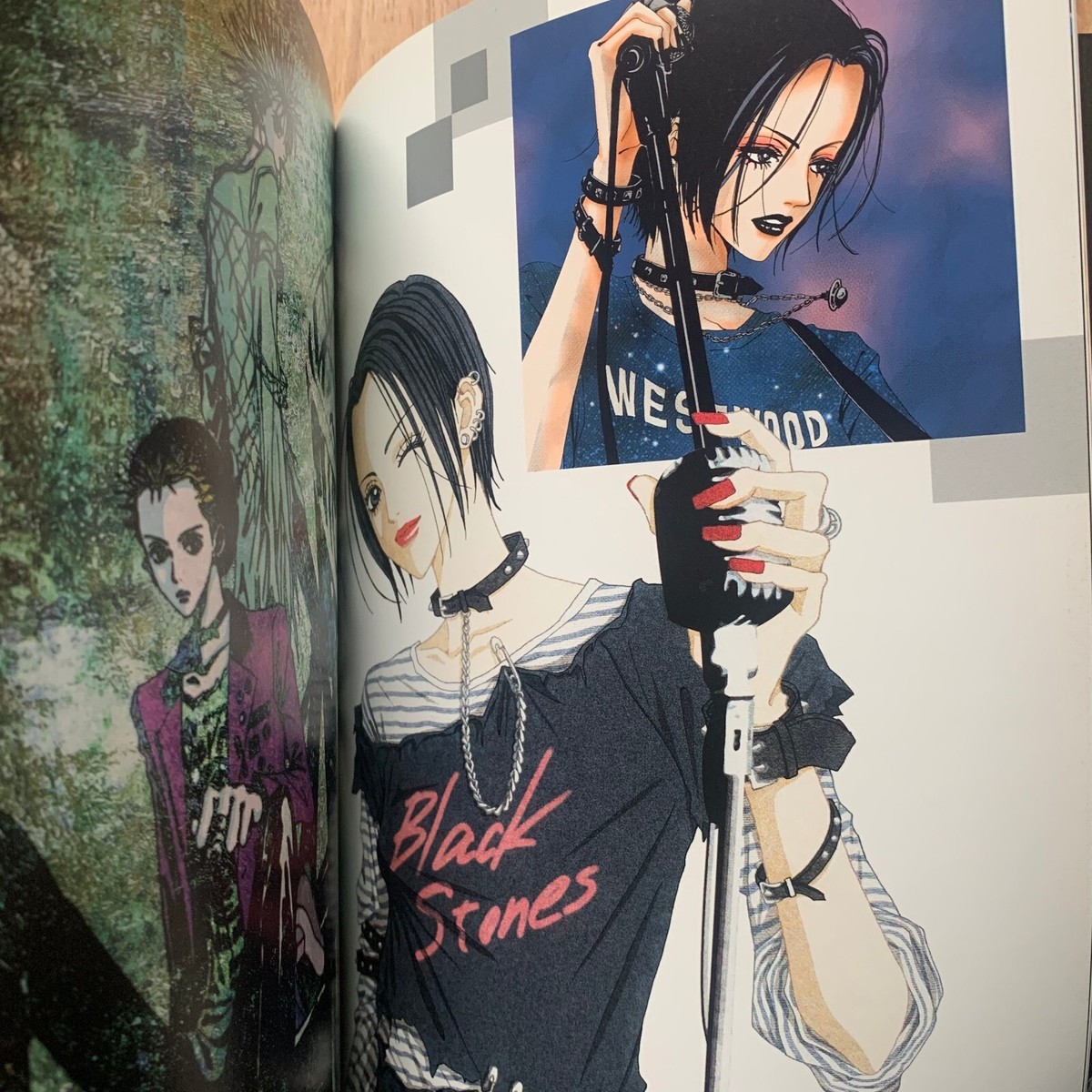 NANA Illustration Book LTD Ai Yazawa Blast Flyer Sticker Original