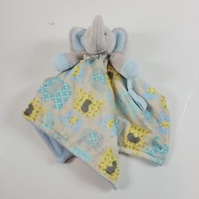Blankets And Beyond Blue Gray Elephant Lovey Plush stuffed animal