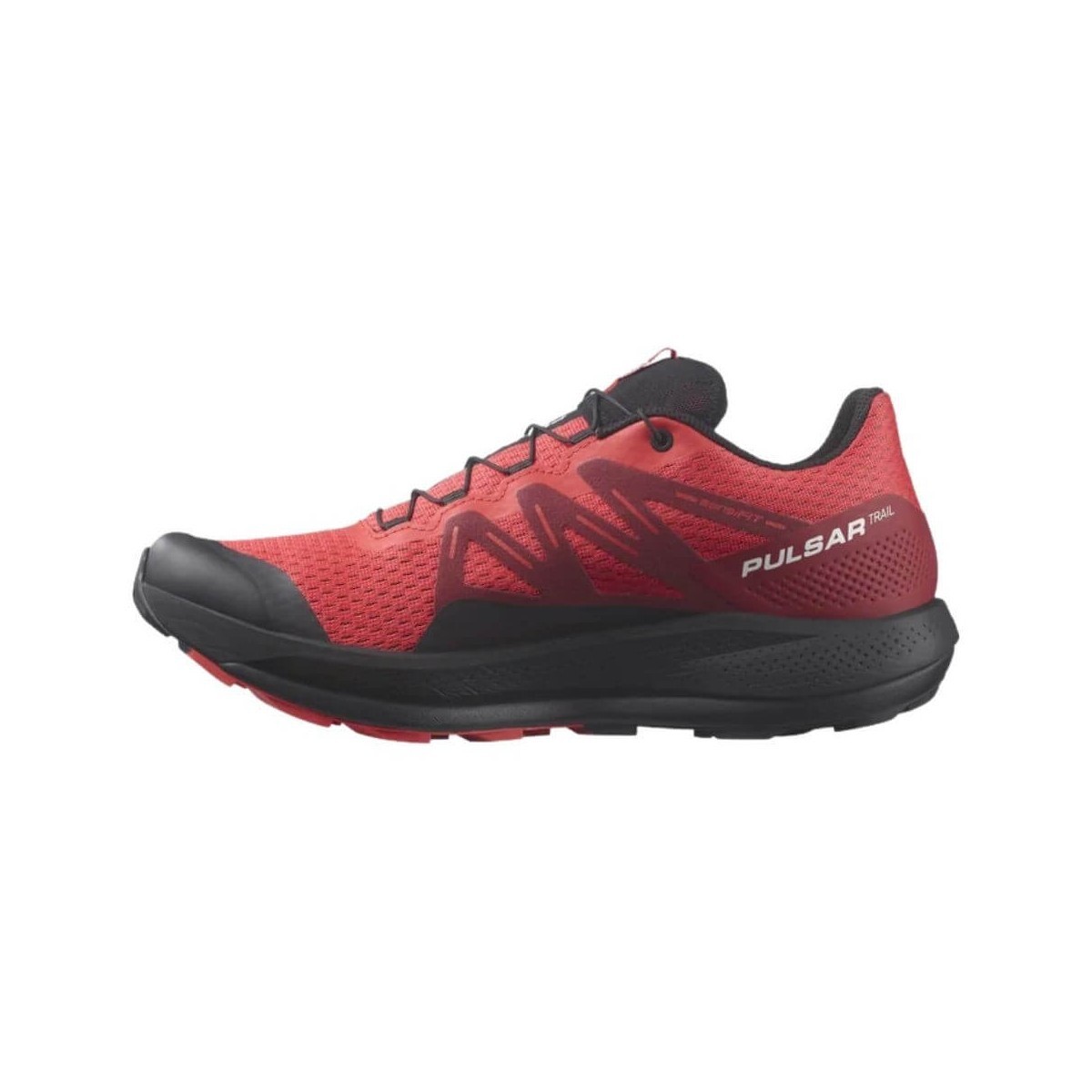 SALOMON Pulsar Trail Uomo 10 Scarpe Stivali da Trail Running Escursionismo Rosso Nero NUOVI $140