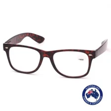 Magnifying Nerd Spectacle Vintage Reading Glasses +4.5  +5.0  +6.0