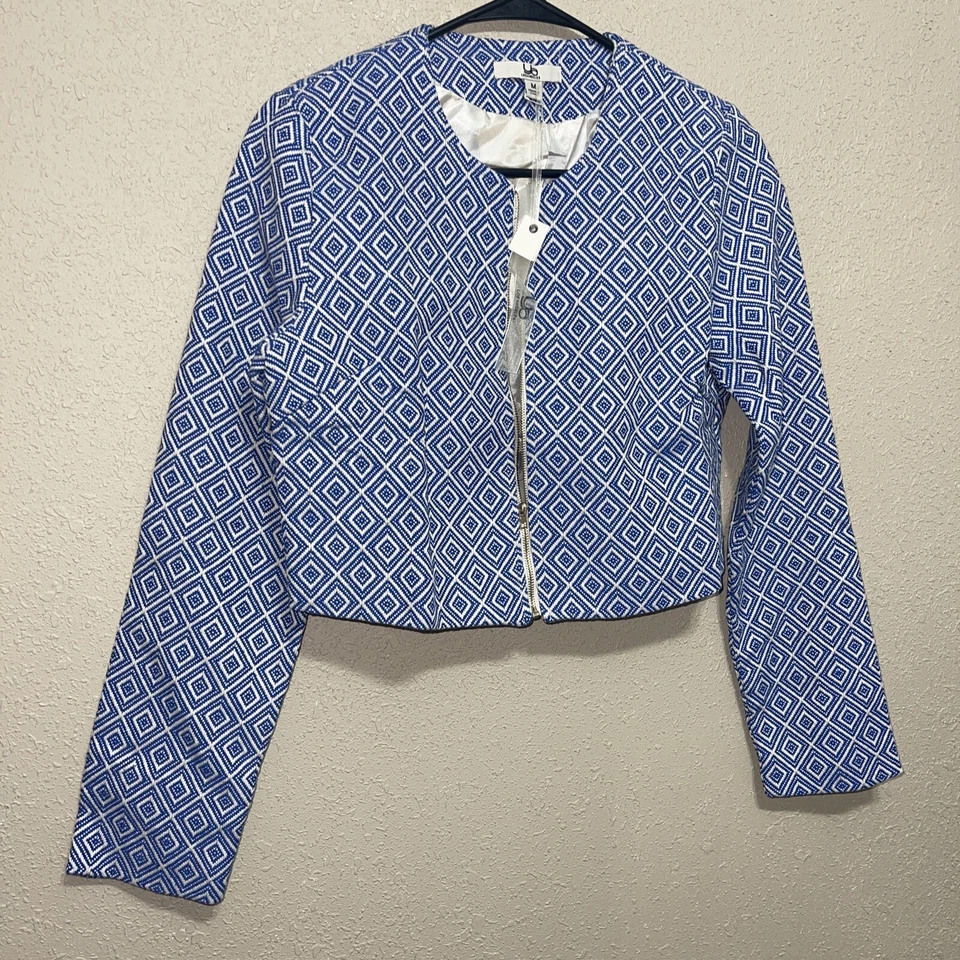 Ya Los Angeles ZIP UP BLAZER TOP SZ M NEW - Image 2 of 4