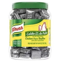 Best New Knorr Chicken Flavor Bouillon Cubes  112 Cubes Jar