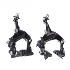 Racing Road Bike Dual Pivot Brake Side Pull Caliper Front & Rear with Brake Pads