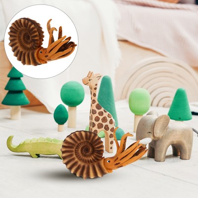 Sea Snail Figurine Sea Creature Display Models Sea Nautilus Model