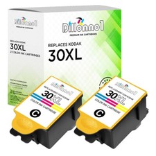 2PK For Kodak 30XL Color Ink Cartridges For ESP Office 2150 ESP 3.2s 30 XL