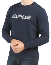 ROBERTO CAVALLI Logo Crew Neck Sweatshirt