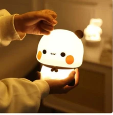 Kawaii Bear Panda Bubu And Dudu Led Night Light Lamp Cute Cartoon Nightlight