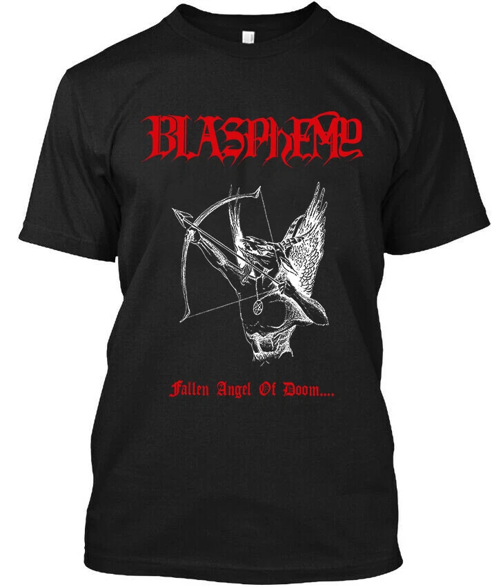 NWT Blasphemy Fallen Angel of Doom Canadian Black Metal Band Album T-Shirt S-4XL
