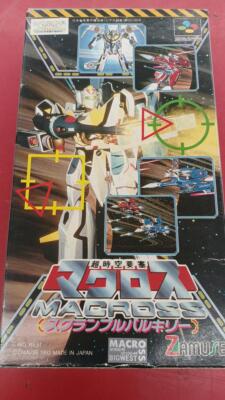 Boxed] ZAMUSE Macross Scramble Valkyrie Nintendo Super Famicom SFC