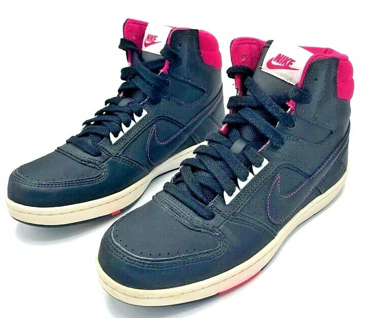 Nike Sensory Motion System Womens Black and Pink High Tops USA Size 8.5