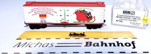 Micro Trains Line 47150 40' Sheathed Reefer Holiday Car 1992 N 1:160 f49 å | Zustand: Gebraucht