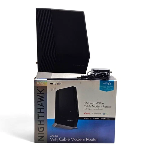 NETGEAR Nighthawk AX8 CAX80 AX6000 8-Stream Wi-Fi 6 Cable Modem Router For Parts