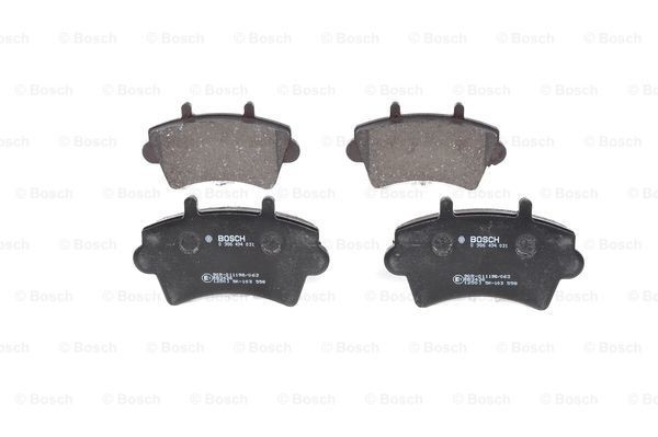 Bosch Bremsbelagsatz, Scheibenbremse Vorne Passend FüR Nissan Opel Renault-image
