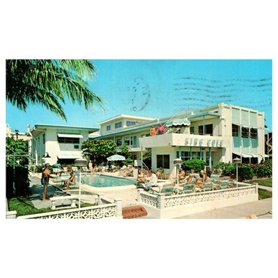 Vintage Postcard - King Cole Apartment Hotel Fort Lauderdale Florida P3-7