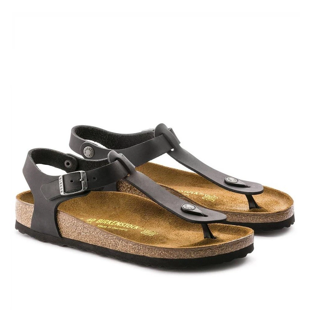 BIRKENSTOCK KAIRO BLACK OILED LEATHER REGULAR/WIDE WIDTH UNISEX LEATHER SANDALS
Opens in a new windo