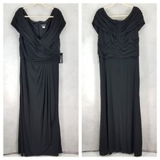 NWT La Femme Gown Long Maxi Formal Dress Jersey Black Style 26519 Women 20