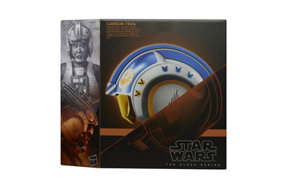 Star Wars The Black Series Carson Teva elektronischer Premium Helm mit LED