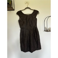 Alice + Olivia Linen Blend Silk Lined Cap Sleeve Mini Dress Size XS