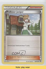 Professor Juniper Pokémon Black & White Plasma Blast #84 READ q0l