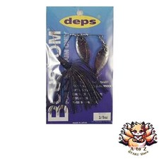 NEW Deps B Custom Double Wheelow 3/8oz Night Head Spinnerbait #05