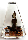 Vintage Hand Carved Painted Horned Owl Lucite/acrylic Unique Canada Paperweight — photo 2