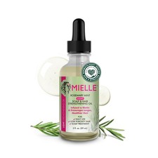 Mielle Rosemary Mint Scalp and Hair Oil 2 Fl Oz Hydrates Strengthens Hair