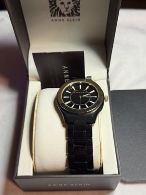 Anne Klein Women's Black Analog Watch w/ Box