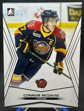 2014-15 ITG In The Game Leaf #01 Connor McDavid Pre Rookie Card RC. rookie card picture