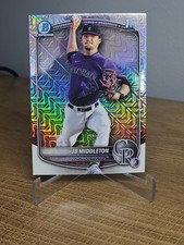 2025 Bowman Draft Chrome #BDC-78 JB Middleton MEGA BOX MOJO REFRACTOR - Rockies