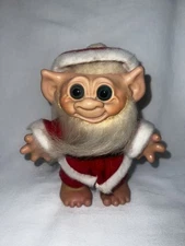 Vintage Thomas Dam Troll Santa Doll