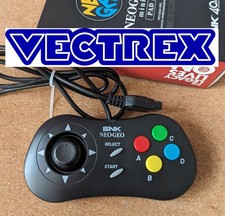 VECTREX modded Neo Geo Mini Pad Controller - analog joystick