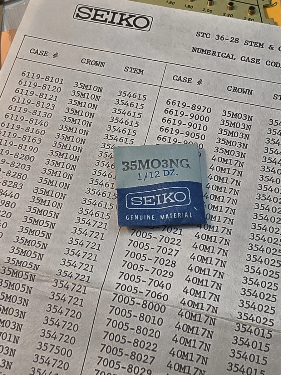 Las mejores ofertas en Piezas de reloj Seiko Crown otros | eBay