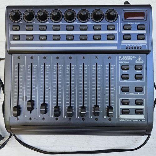 Great Behringer BCF2000 B-CONTROL FADER USB MIDI Controller Motorized Faders - Picture 2 of 13
