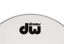 DW Bass Drum Logo Sticker, Black