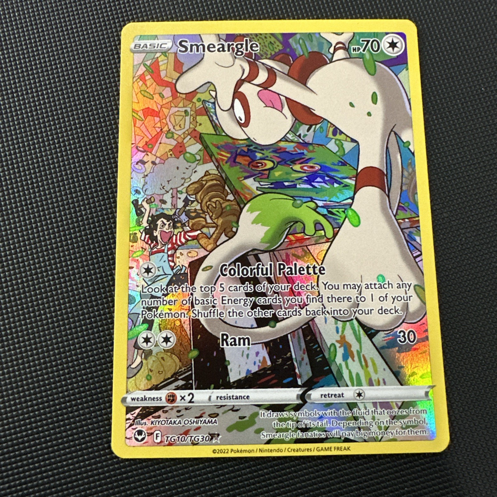 Pokémon TCG - Smeargle #TG10/TG30 - SWSH12: Silver Tempest Trainer Gallery - NM
