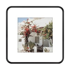Golden State Art 12x12 Aluminum Picture Frame Black - With Round Corners - Wi...